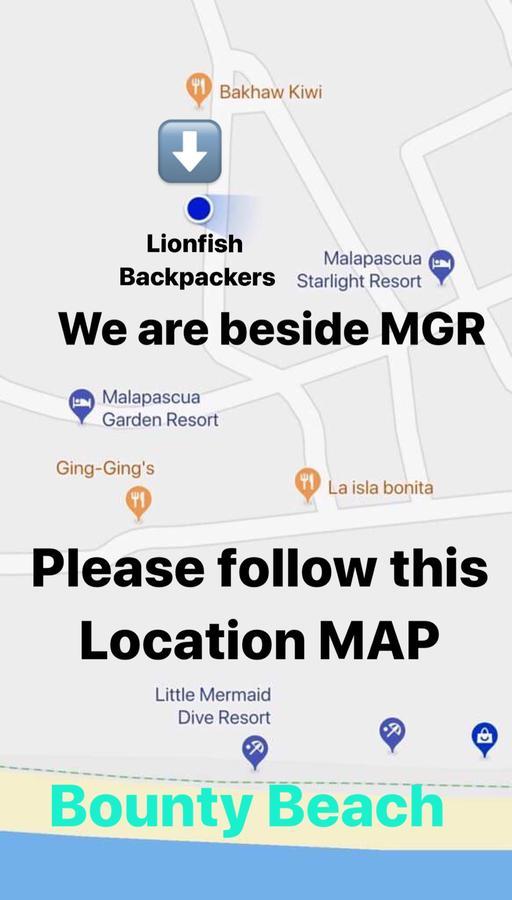 Lionfish Backpackers Malapascua (Adults Only) Hostel ภายนอก รูปภาพ